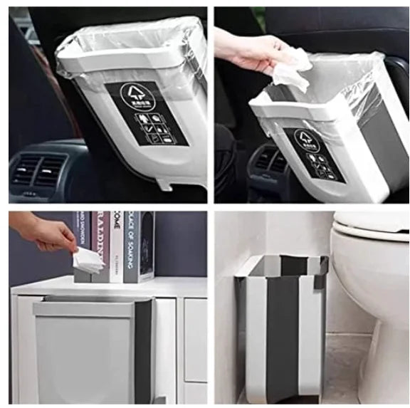 Extendable Multipurpose Folding Kitchen Plastic Trash Bin-Neverdie Store