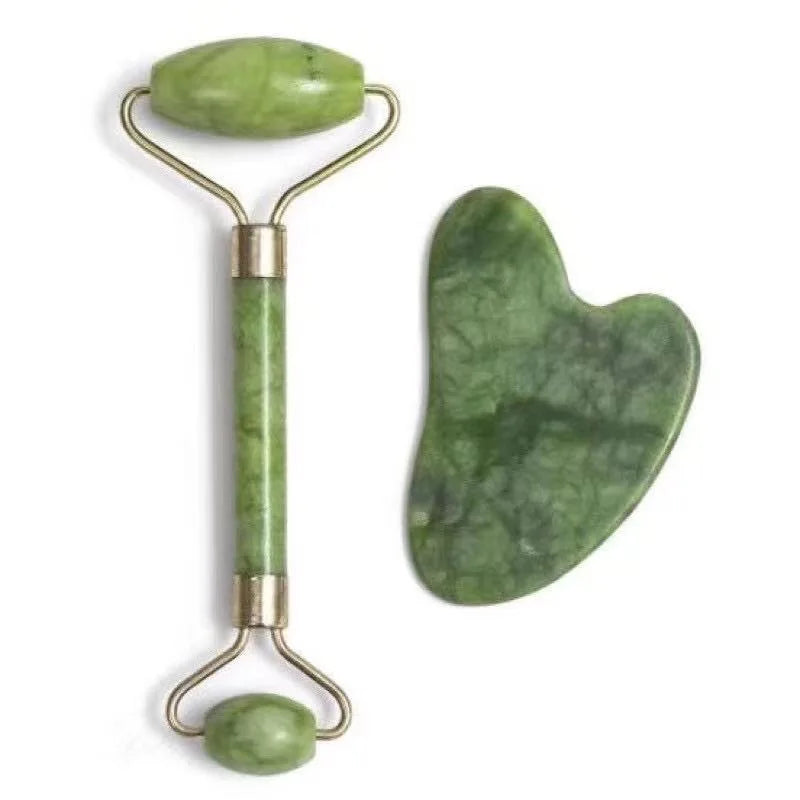 Rolo de pedra de jade Gua Sha Anti Ruga Para Massagem facial