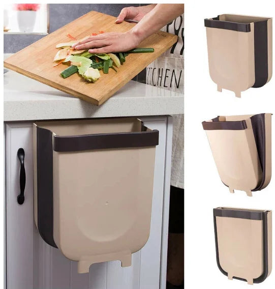 Extendable Multipurpose Folding Kitchen Plastic Trash Bin-Neverdie Store